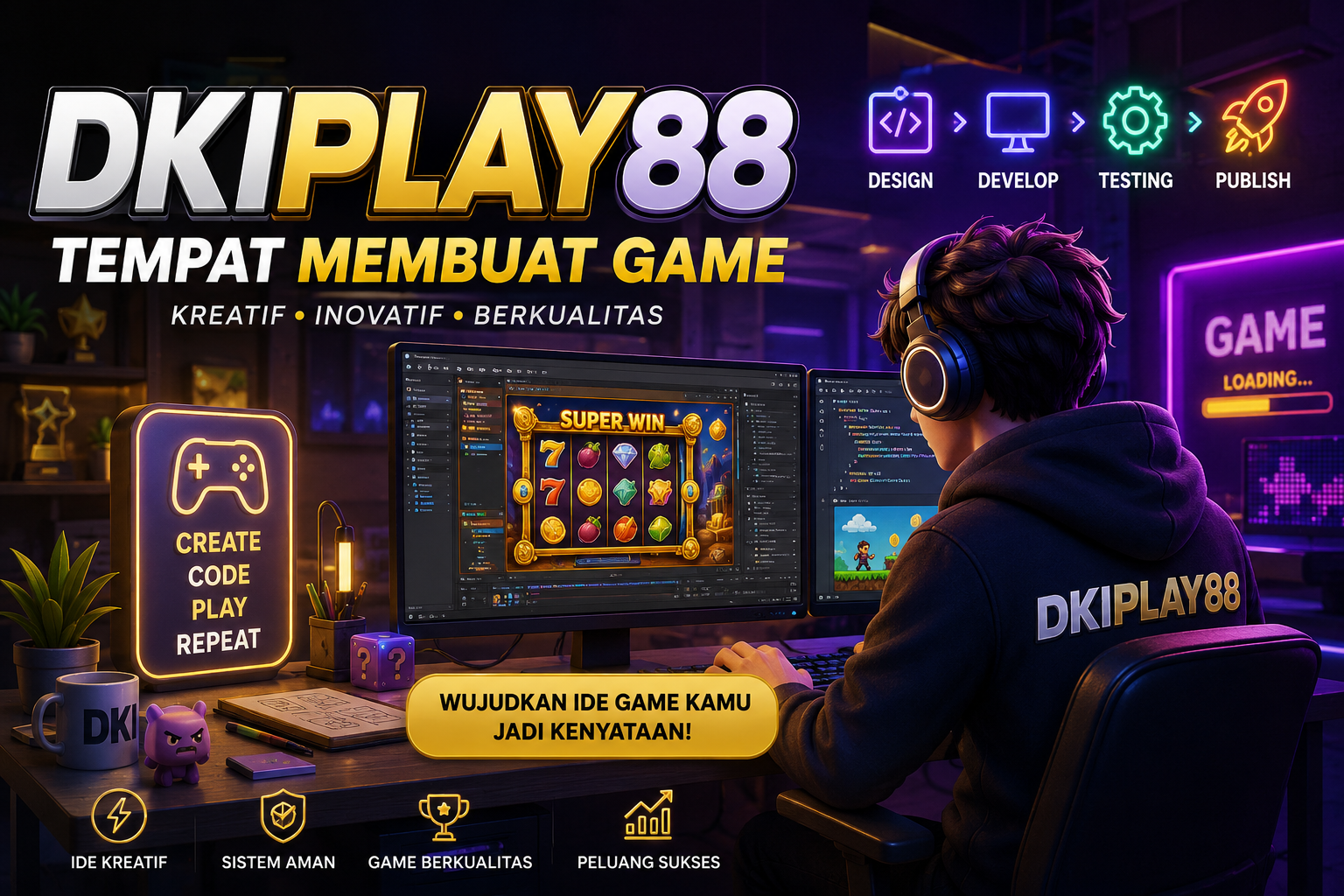 DKIPLAY88 | Gaming Crafting Slot Gacor oleh Lara Permainan Terkini